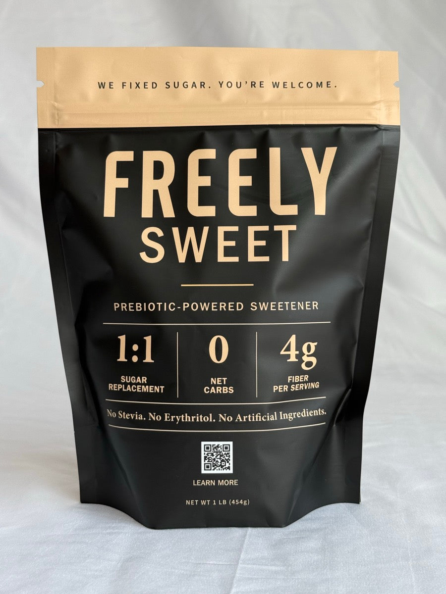 Freely Sweet 1 lb pouch, front